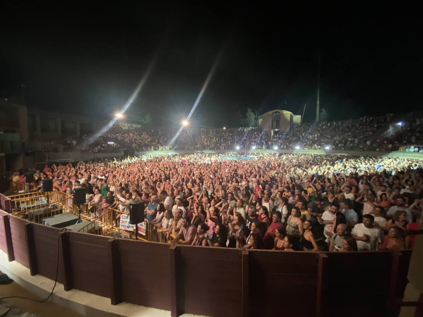 Camela arrasa en Villafranca