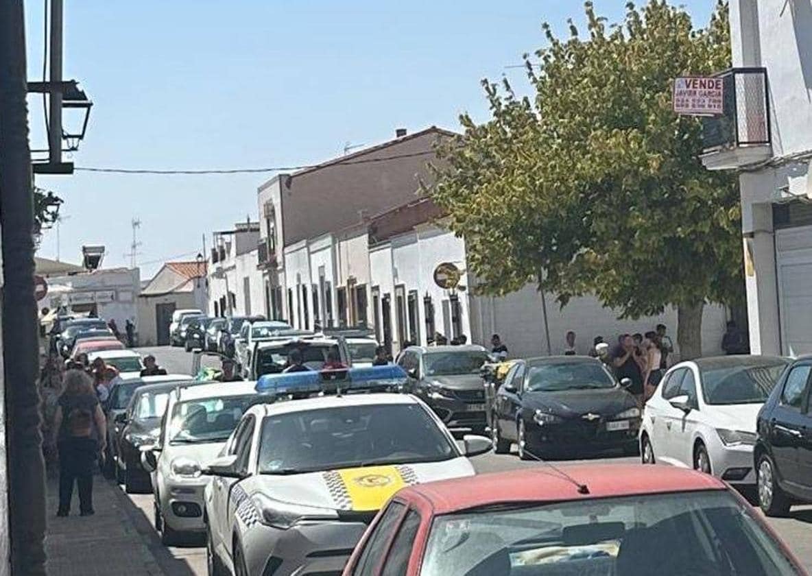 Calle Agustina de Aragón cruce con calle Kennedy de Villafranca donde se ha producido el accidente.