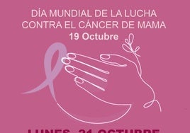 Villafranca se suma al Día contra el cáncer de mama sensibilizando a la población sobre esta enfermedad