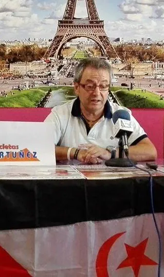 Sebastián López, presidente de la Asociación de Amigos del Pueblo Saharaui.