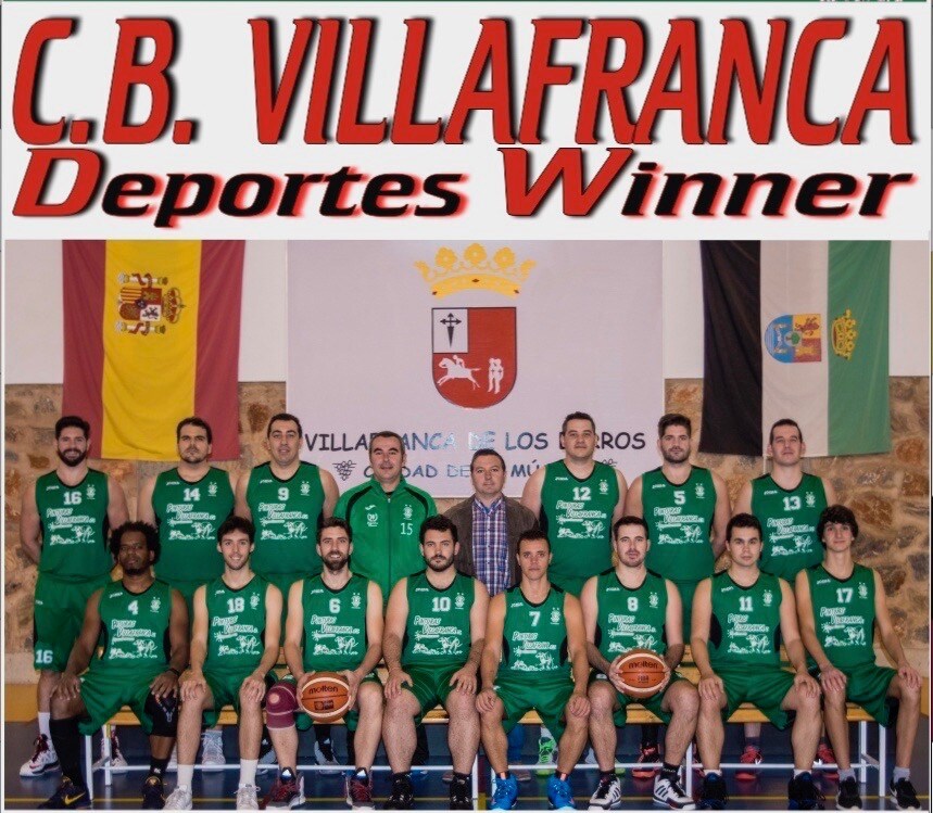 Plantilla del Club Baloncesto Villafranca Deportes Winner. 