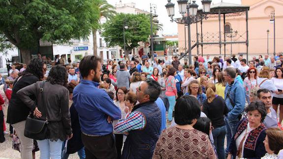 Imagen de la anterior concentración celebrada el pasado domingo 28 de mayo en la Plaza de España. 