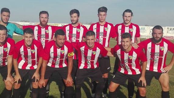 Último equipo de la SP Villafranca alineado por Pana en Fuente del Maestre. 