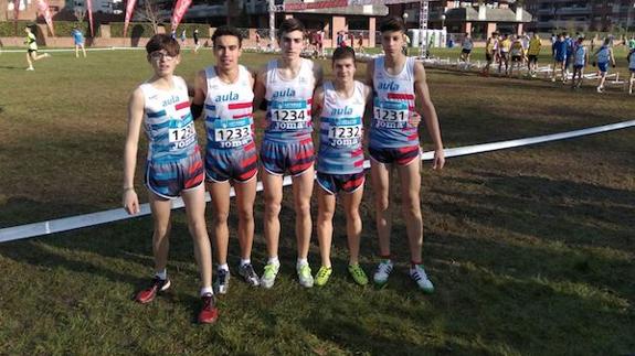 Buena actuación del equipo sub-18 masculino de cross. 