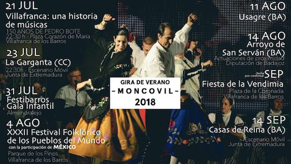 La gira de verano de Moncovil ya ha comenzado