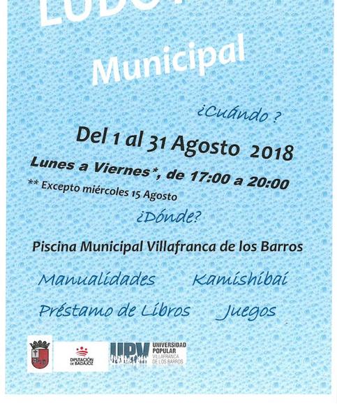 Cartel de la actividad. 