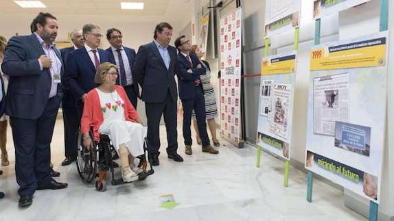 Hoy se ha inaugurado en Villafranca la exposición ‘Mirando al futuro’ que recorrerá la provincia a través de los Centros Integrales de Desarrollo