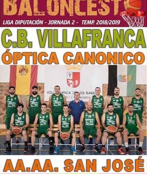 Choque entre los dos equipos de Villafranca. 