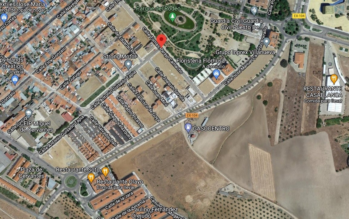 Plano con varias de las calles en las que no se podrá estacionar. 