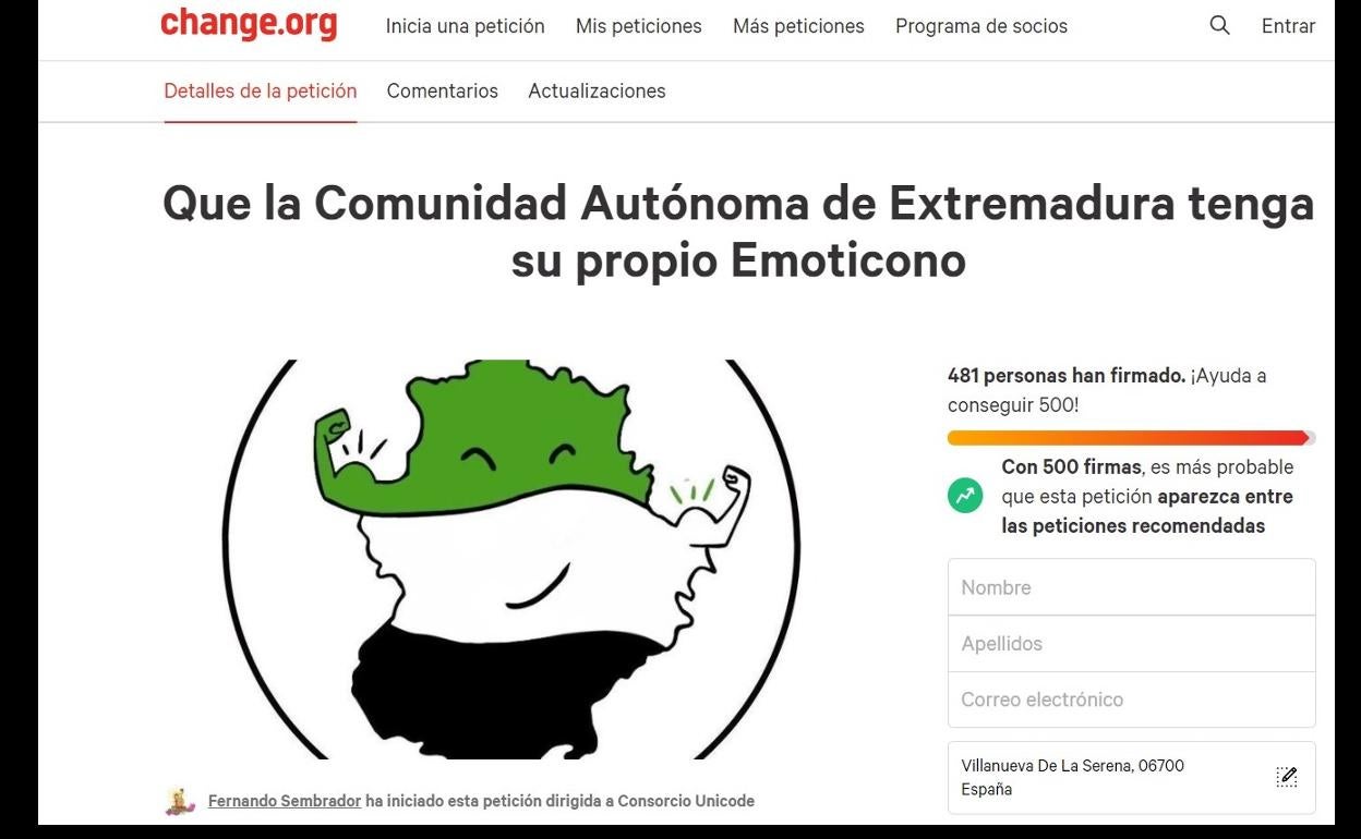 Se recogen firmas para que la región tenga emoticono propio