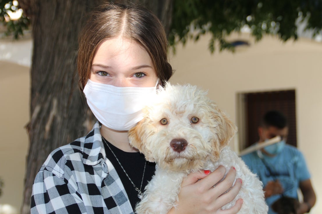 Participantes en el I Concurso Canino Nacional celebrado en Entrerríos. 