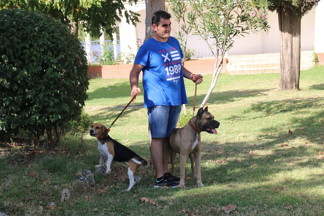 Participantes en el I Concurso Canino Nacional celebrado en Entrerríos. 