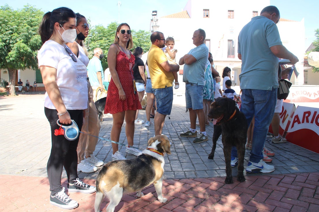 Participantes en el I Concurso Canino Nacional celebrado en Entrerríos. 