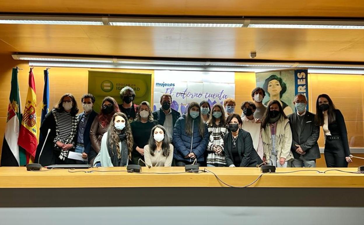 Premiados en el certamen de microrrelatos. 