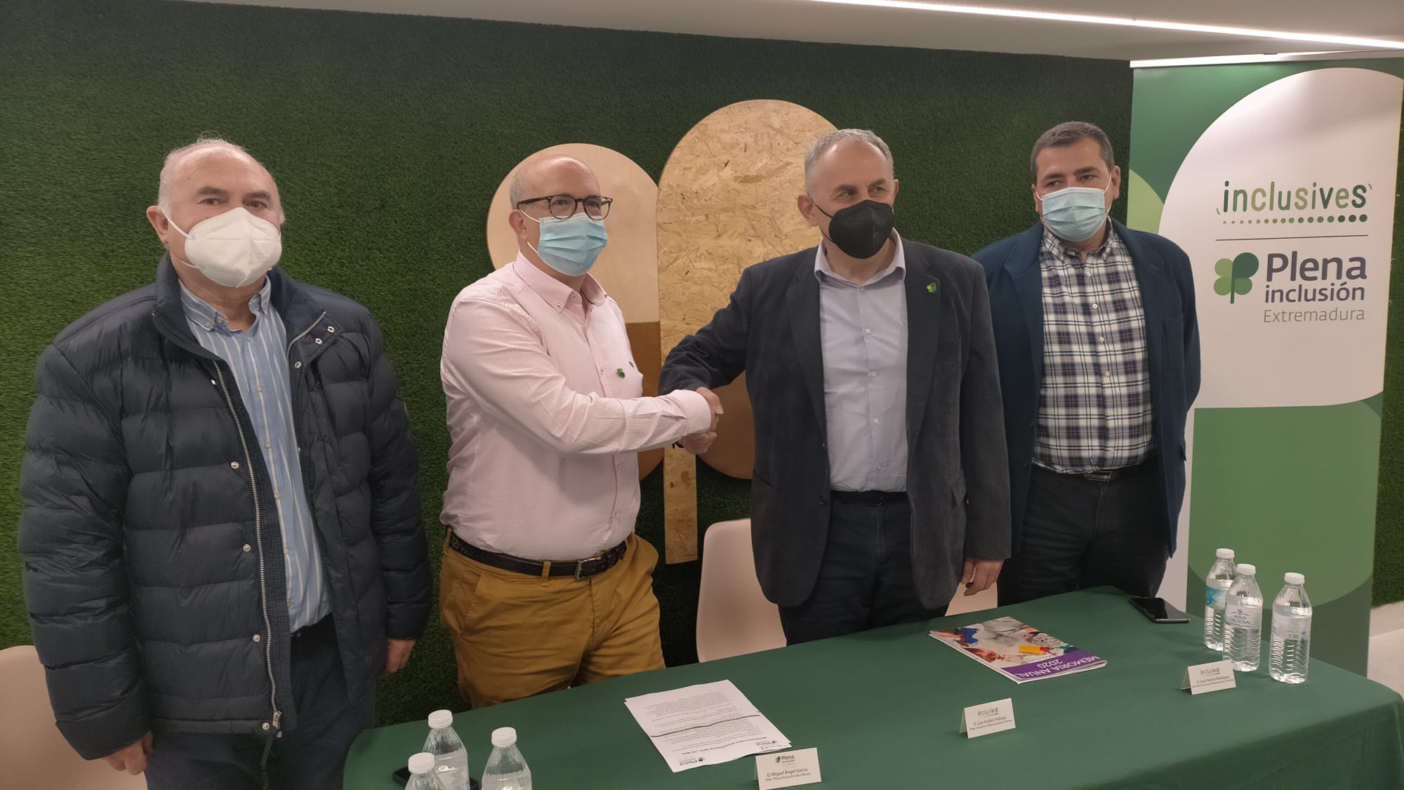 Responsables de Inclusives y Plena Inclusión Don Benito. 