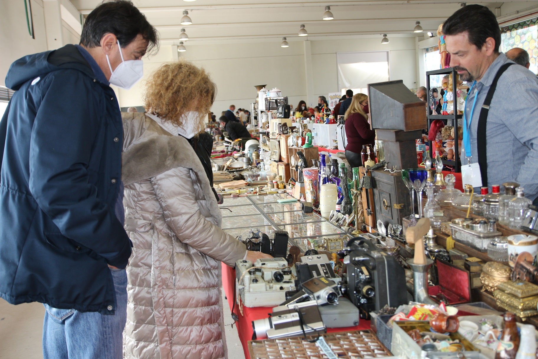 Visitantes en la XI Feria Internacional del Coleccionismo. 