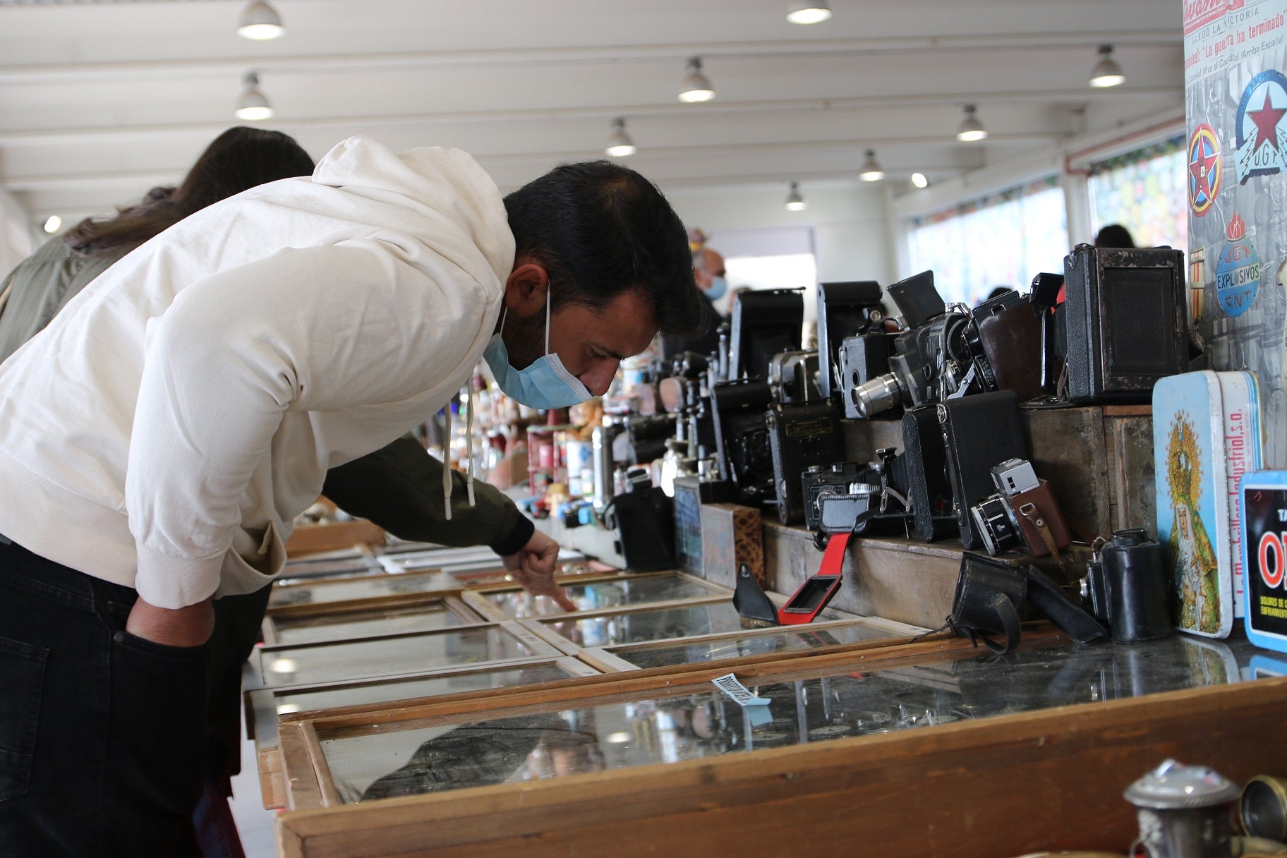 Visitantes en la XI Feria Internacional del Coleccionismo. 