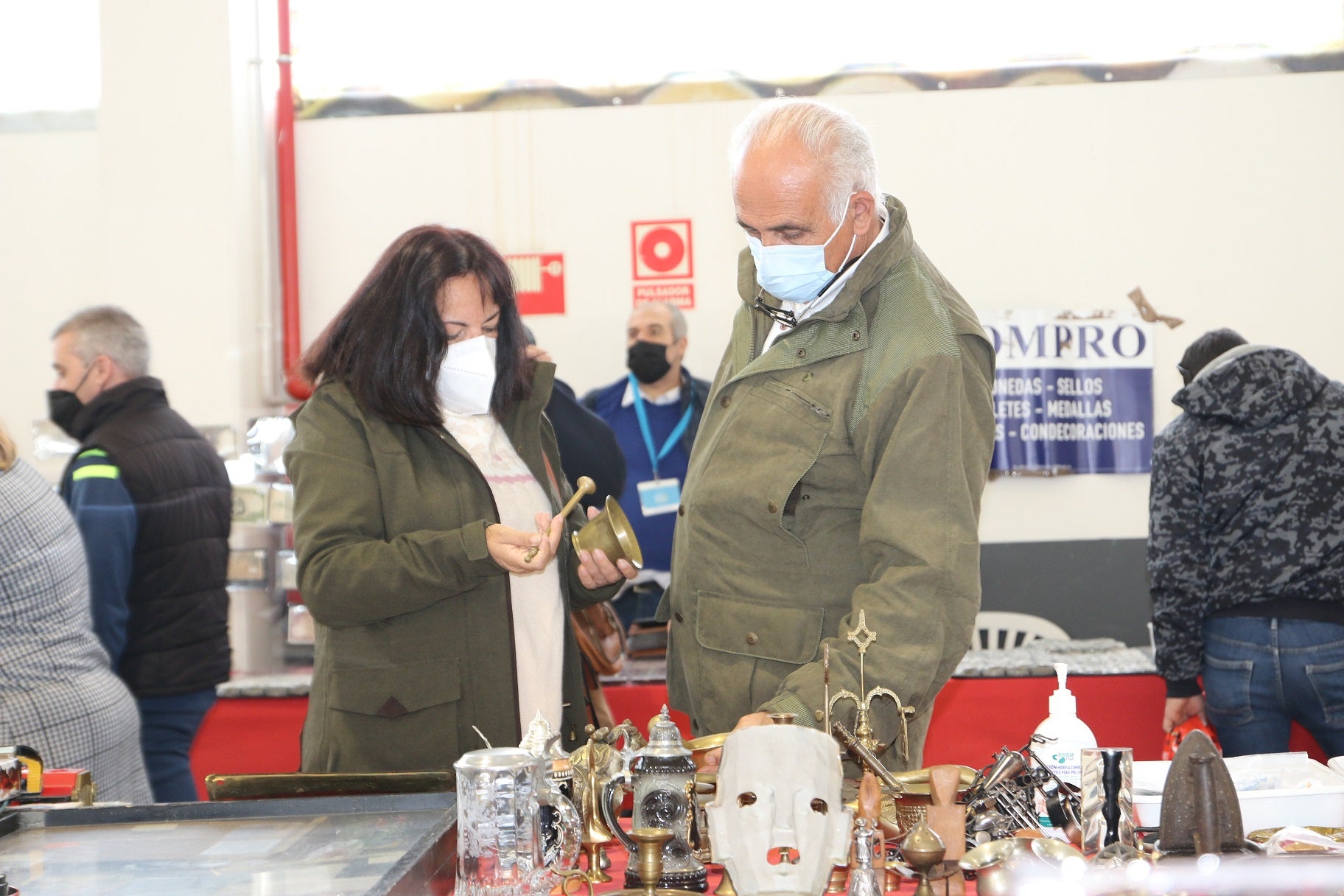 Visitantes en la XI Feria Internacional del Coleccionismo. 