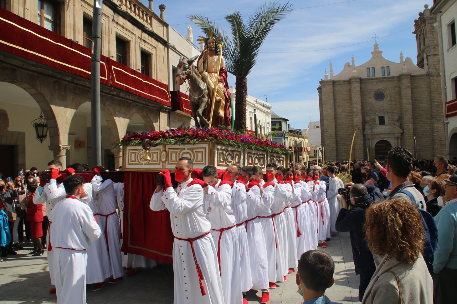 La Borriquita volvió a recorrer las calles de Villanueva dos años después