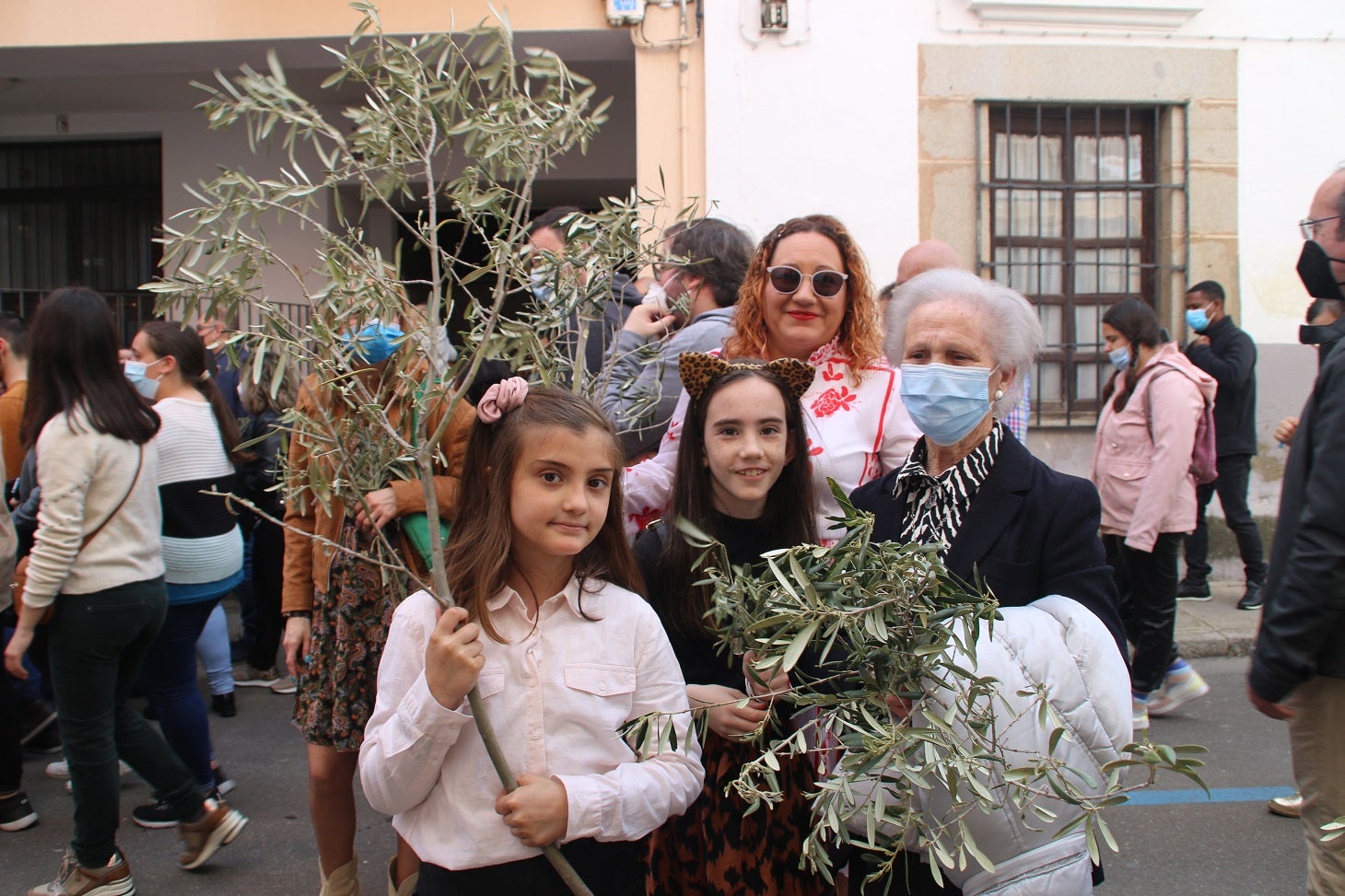 La Borriquita volvió a recorrer las calles de Villanueva dos años después