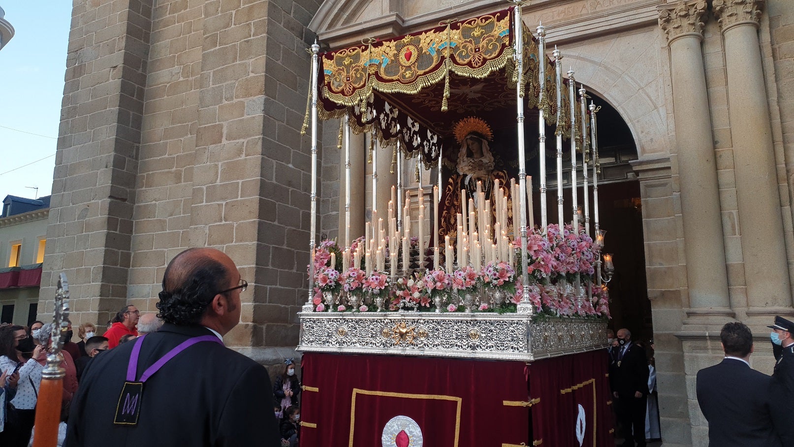 Celebración de las procesiones del Jueves Santo en Villanueva de la Serena.