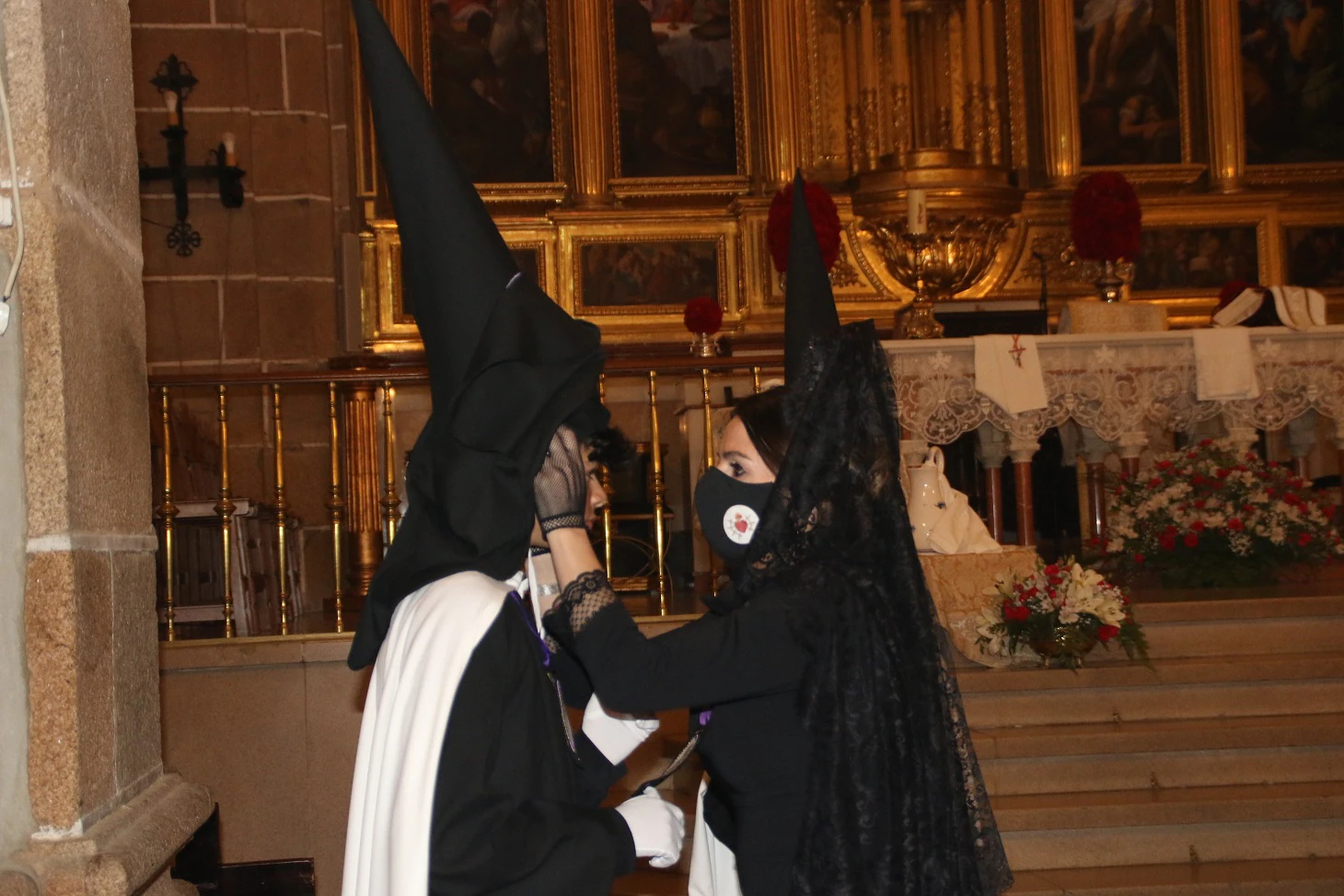 Celebración de las procesiones del Jueves Santo en Villanueva de la Serena.