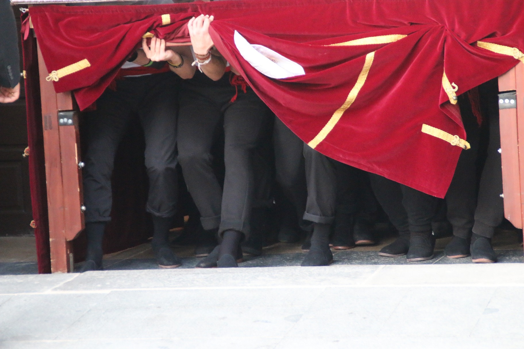 Celebración de las procesiones del Jueves Santo en Villanueva de la Serena.