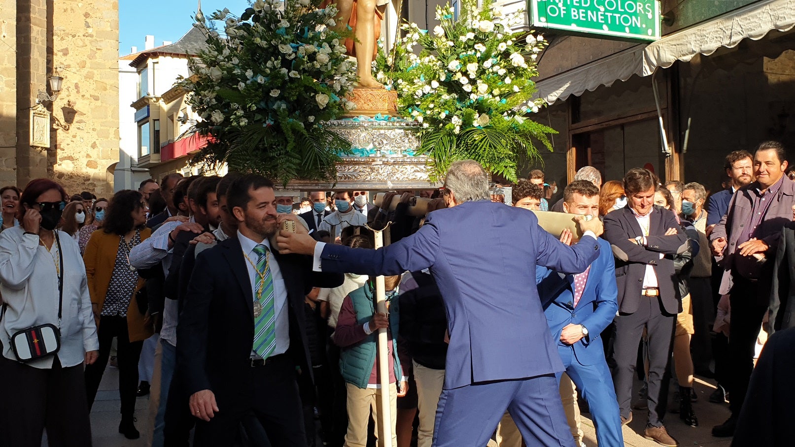 Celebración de las procesiones del Jueves Santo en Villanueva de la Serena.