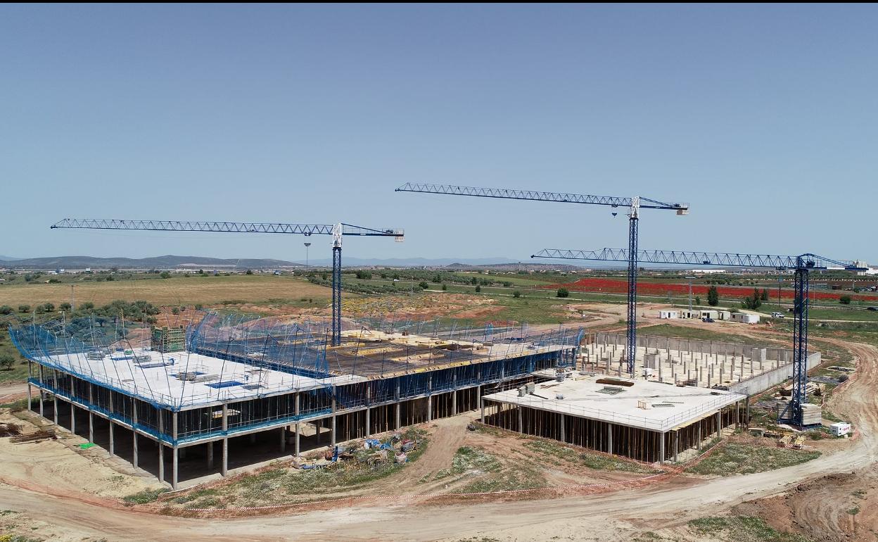 Evolución de las obras del nuevo centro hospitalario. 