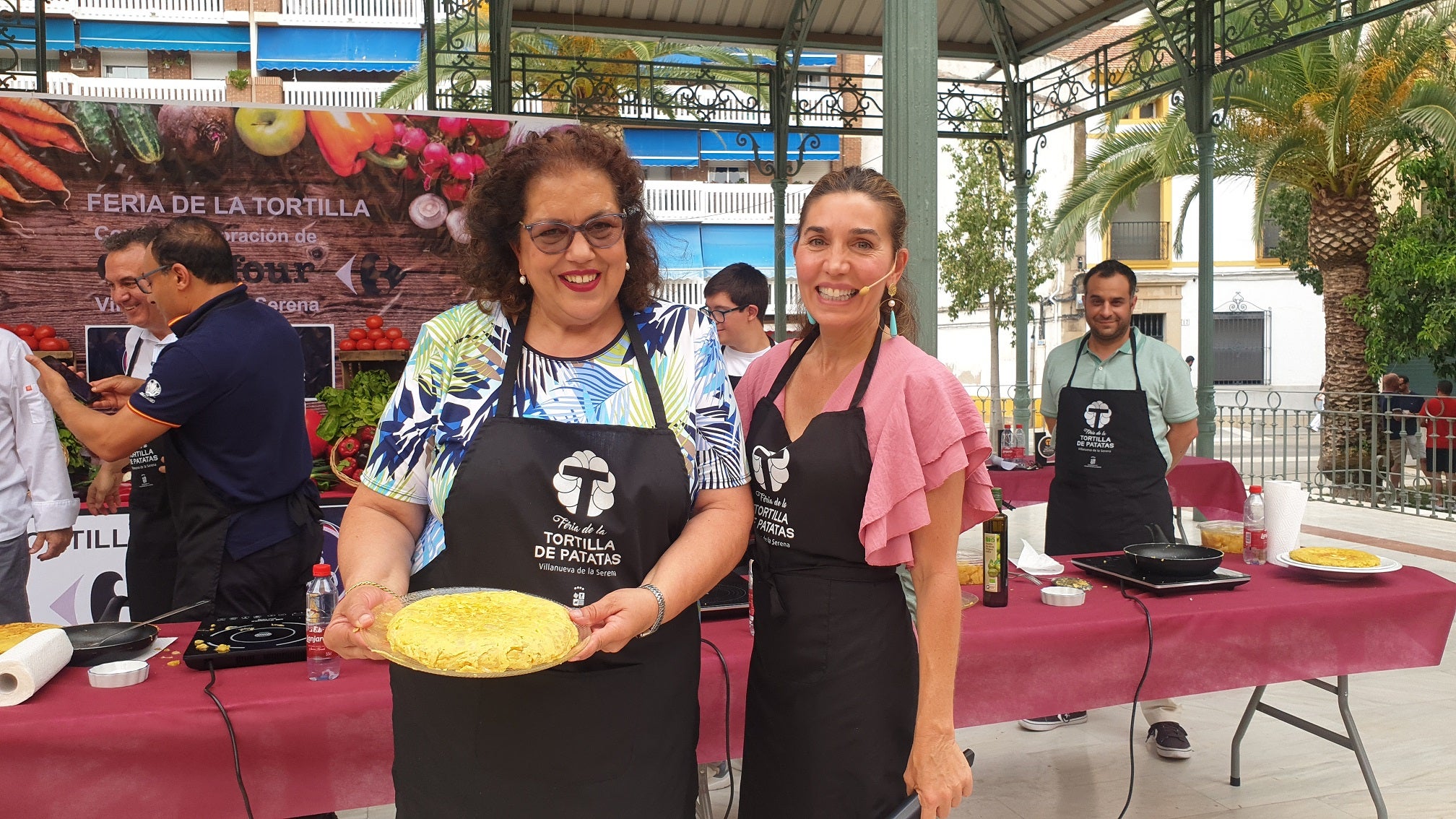 La Feria de la Tortilla atrajo a mayores y pequeños para degustar este manjar. 