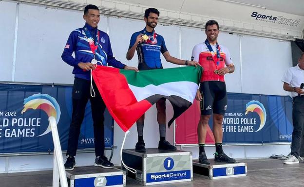 El ciclista dombenitense ha logrado el bronce esta mañana en la prueba de ruta. 