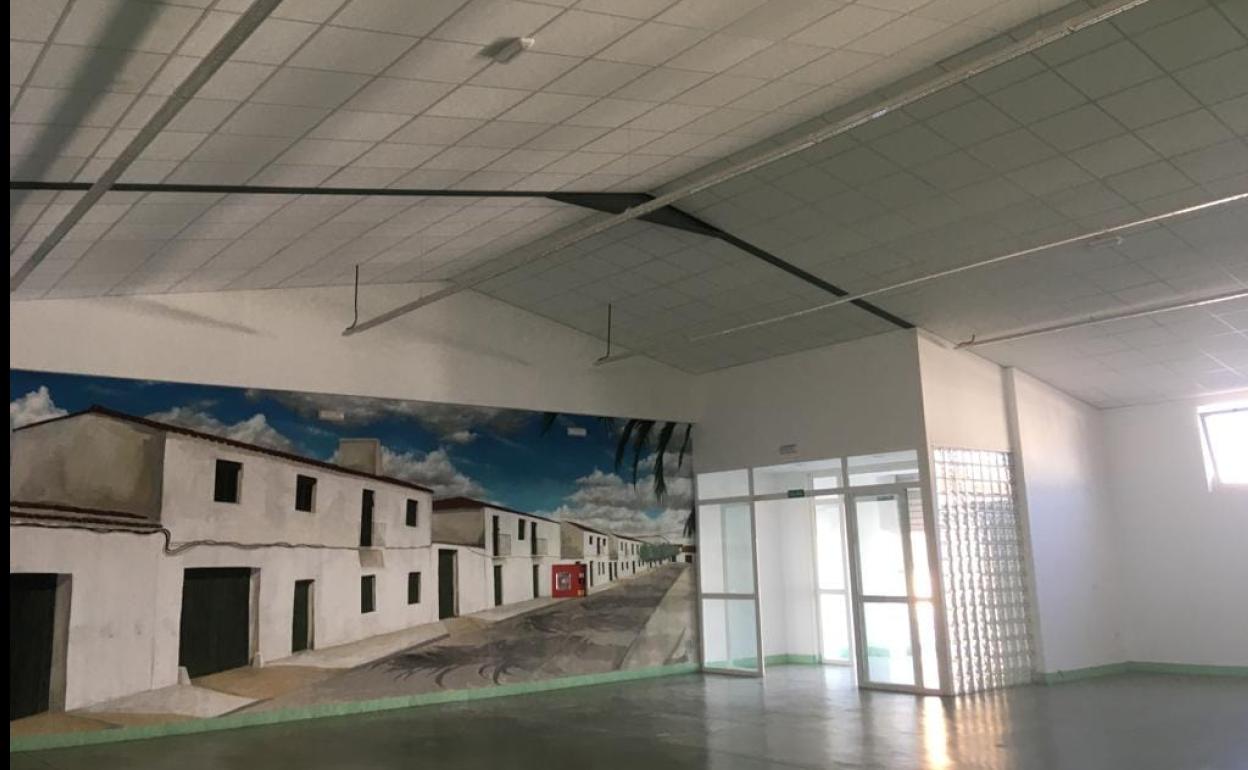 Pabellón multiusos de Valdivia tras las obras de insonorización. 