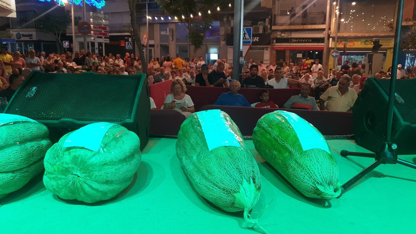 El certamen contó con cinco sandías y cuatro melones a concurso, siendo ganadores Antonio González y Juan Vicente Manchado. 