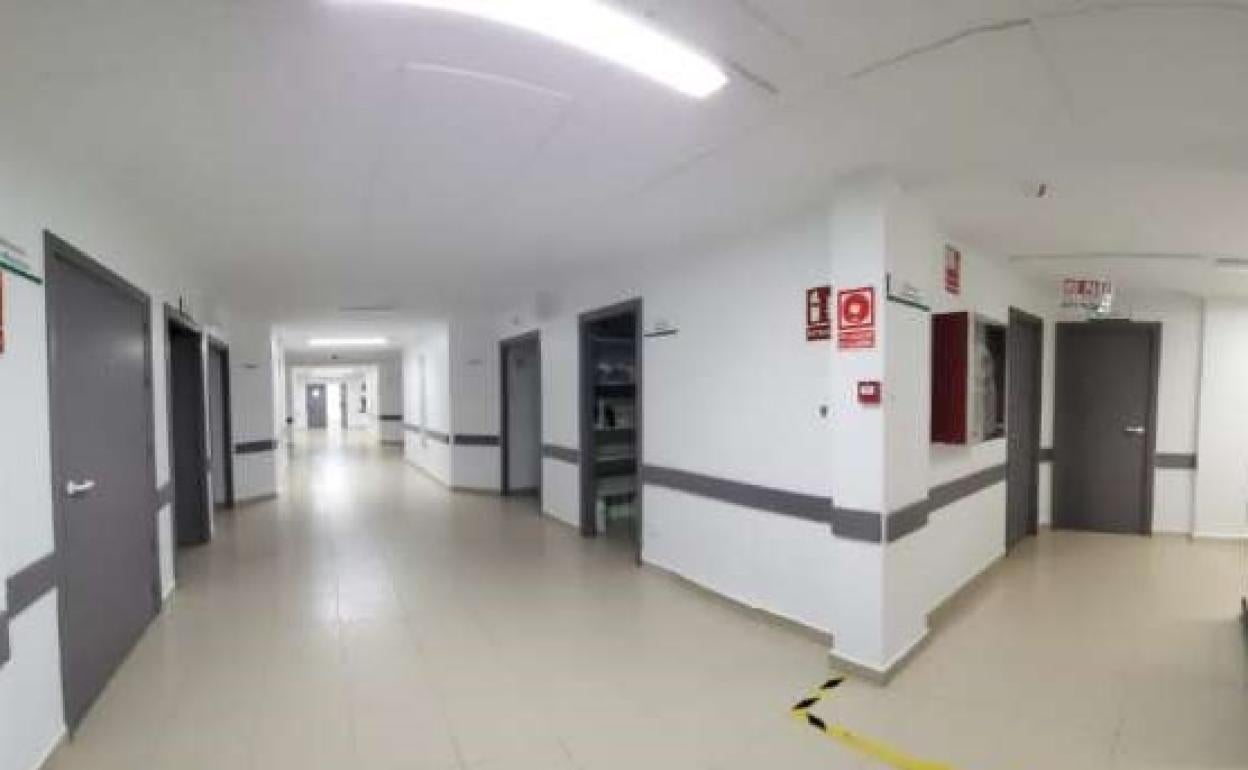 Cuarta planta del Hospital Don Benito-Villanueva tras la reforma. 