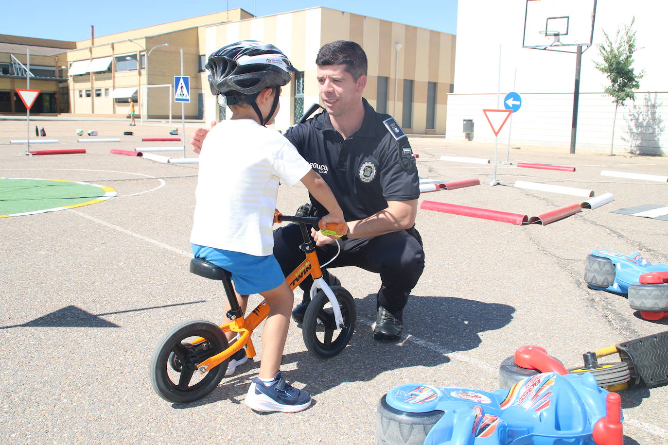 Los más pequeños aprenden a moverse por la ciudad de una forma segura y sostenible.