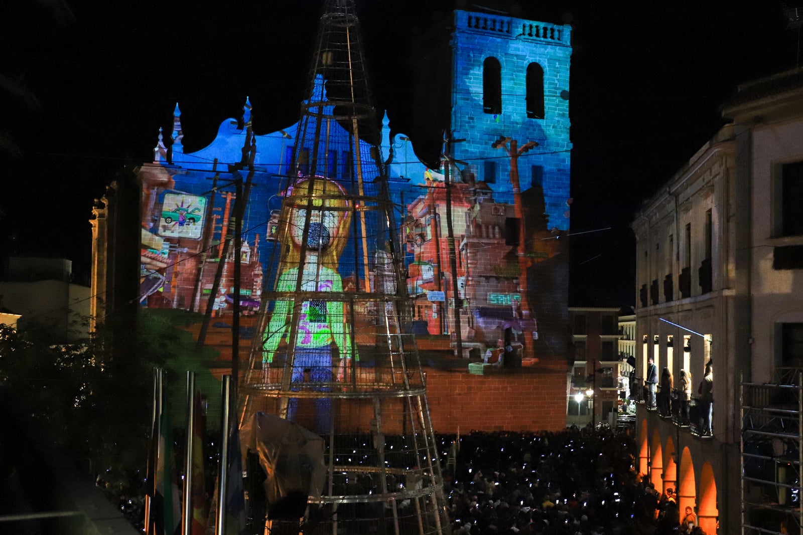 Villanueva de la Serena enciende su Navidad. 