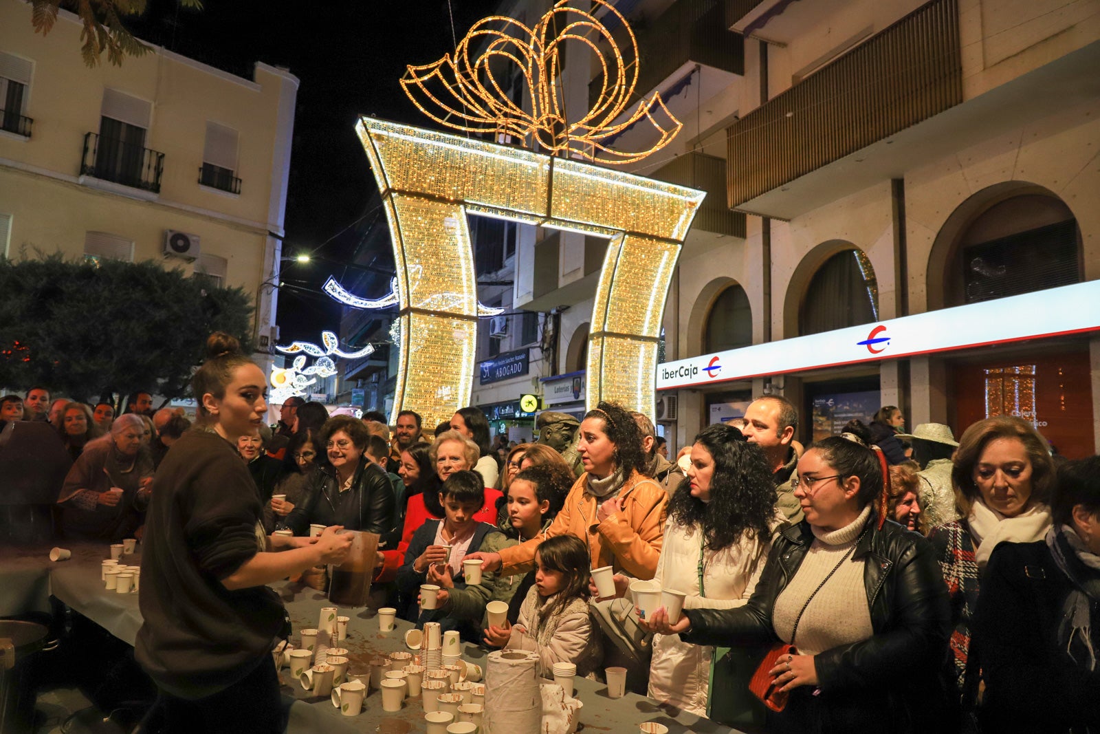 Villanueva de la Serena enciende su Navidad. 