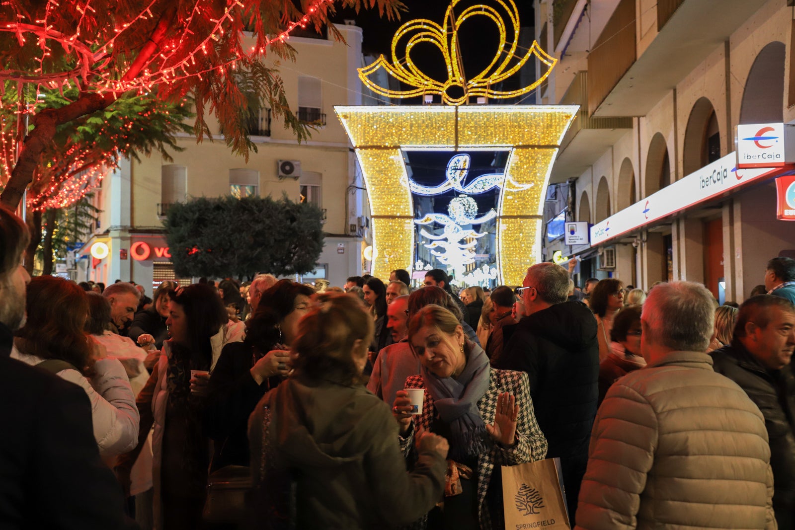 Villanueva de la Serena enciende su Navidad. 
