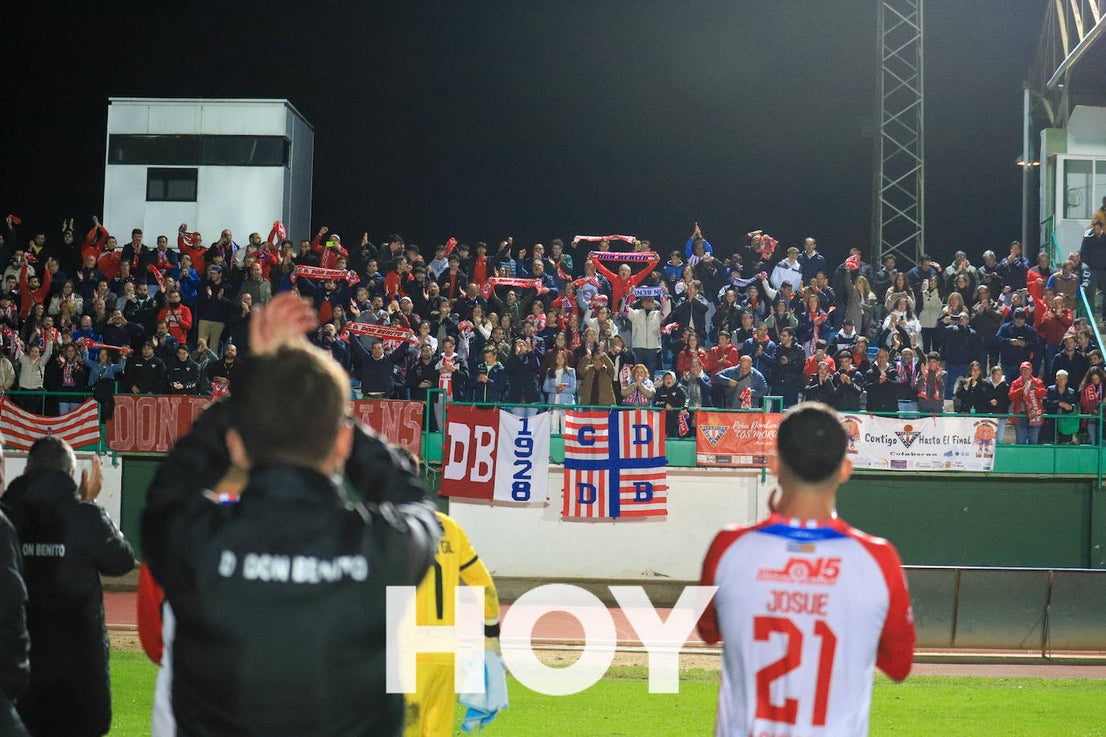 El Don Benito se llevó el derbi con un solitario gol de Pablo Rodríguez. 