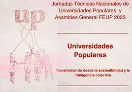 Las Universidades Populares se citan en el Palacio de Congresos