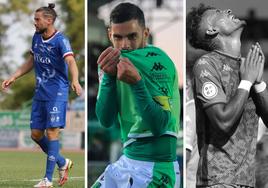 David Agudo, Ángel Pajuelo e Higor Rocha.