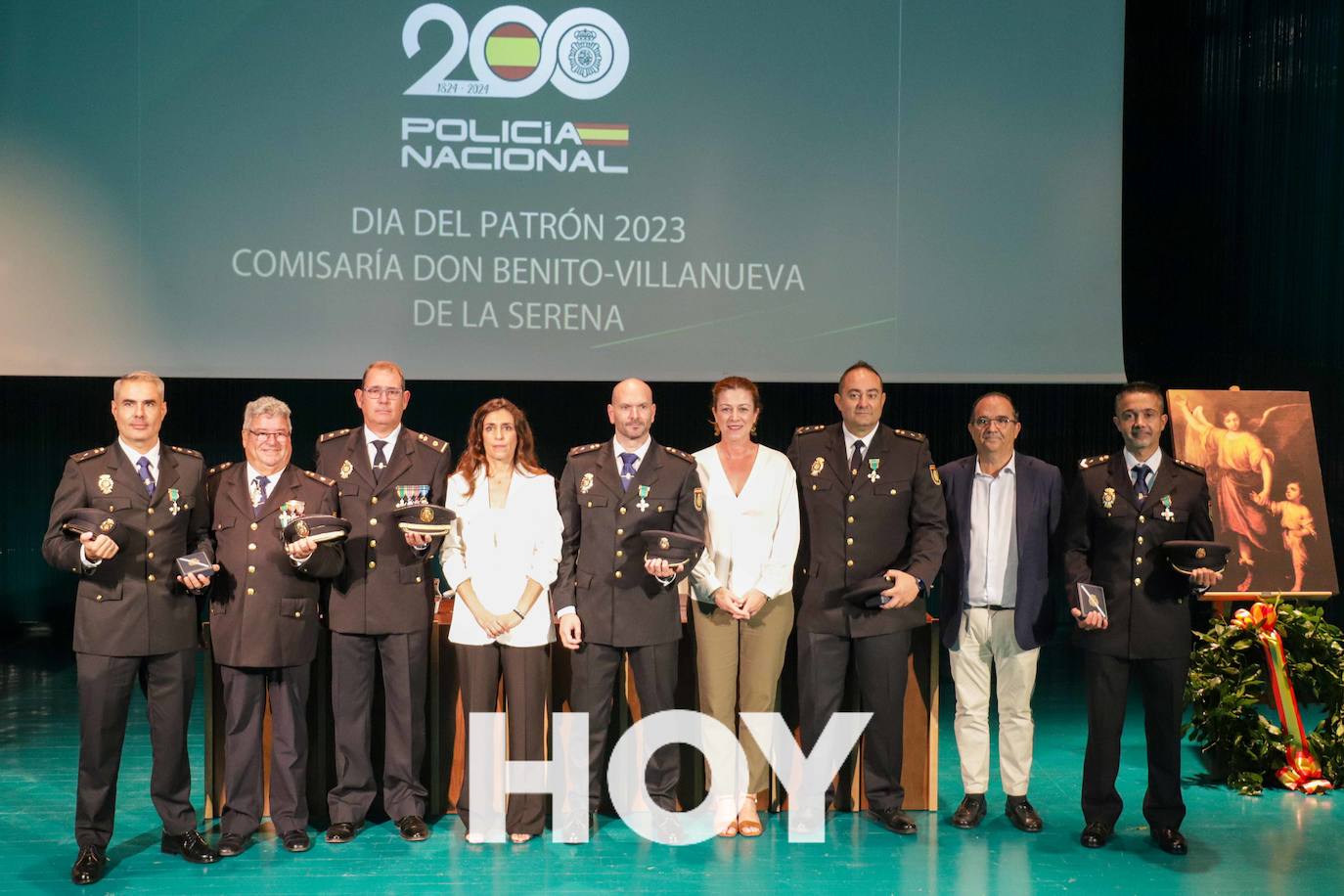 La celebración de los Ángeles Custodios de la Comisaría Don Benito-Villanueva