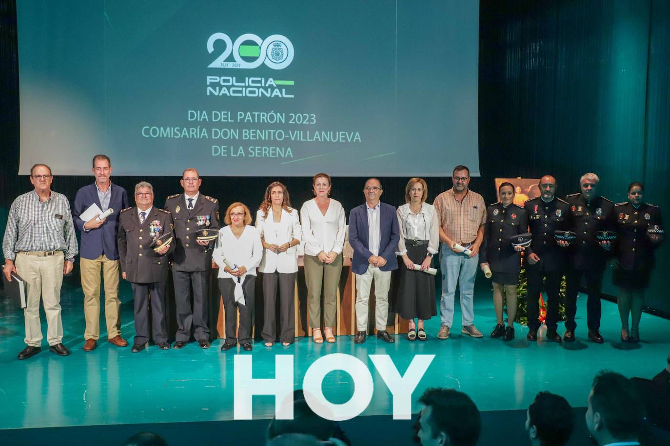 La celebración de los Ángeles Custodios de la Comisaría Don Benito-Villanueva