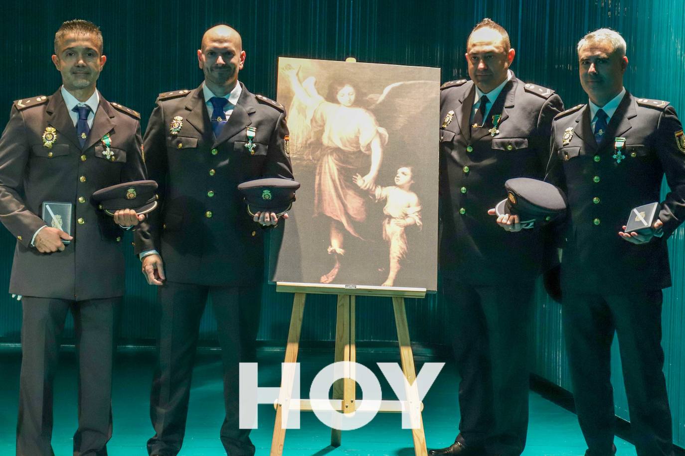 La celebración de los Ángeles Custodios de la Comisaría Don Benito-Villanueva