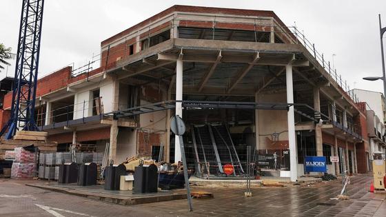 Las obras del Mercado de Abastos, ejecutadas al 70%