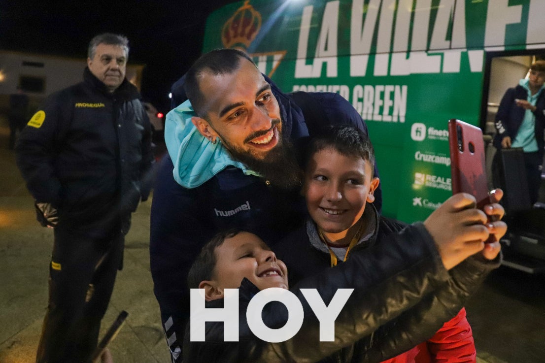 Así fueron las horas previas al partido entre Villanovense y Betis