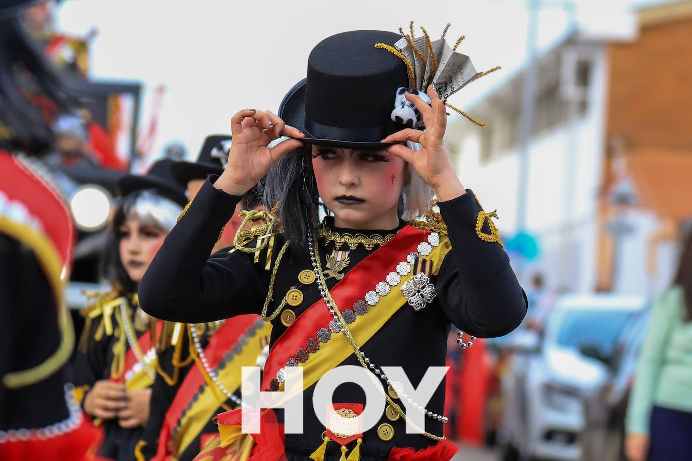 El desfile se celebró este sábado con final en la plaza de España. 