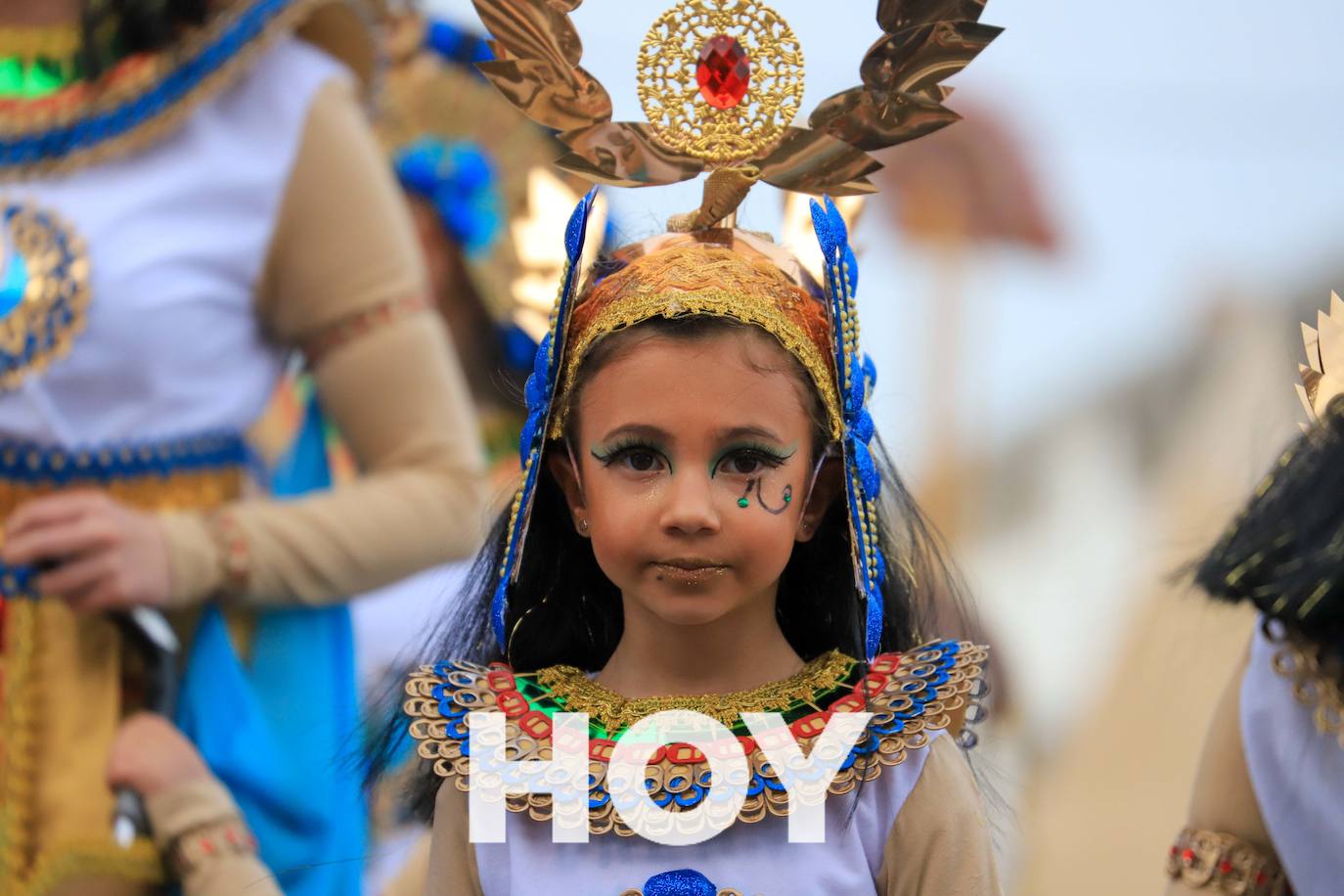 El desfile se celebró este sábado con final en la plaza de España. 
