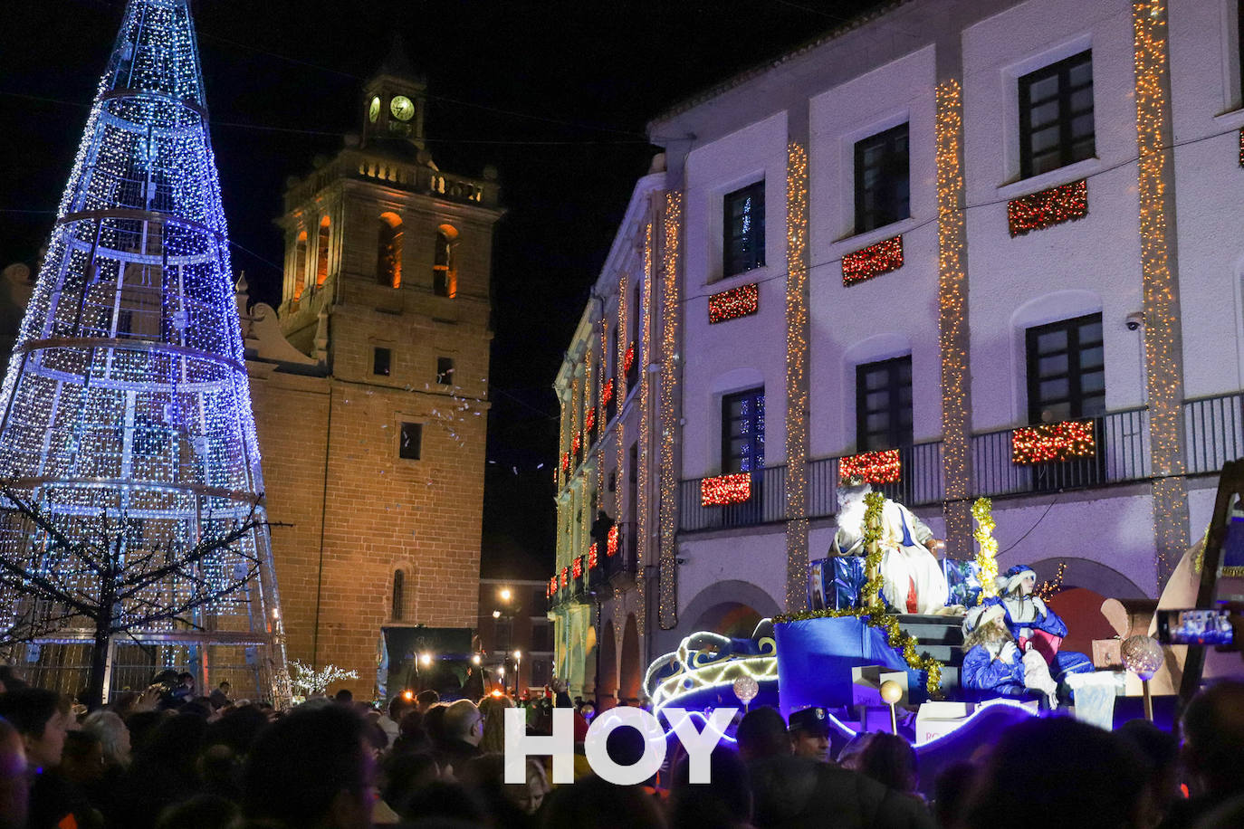 Así fue la llegada de los Reyes Magos a Villanueva
