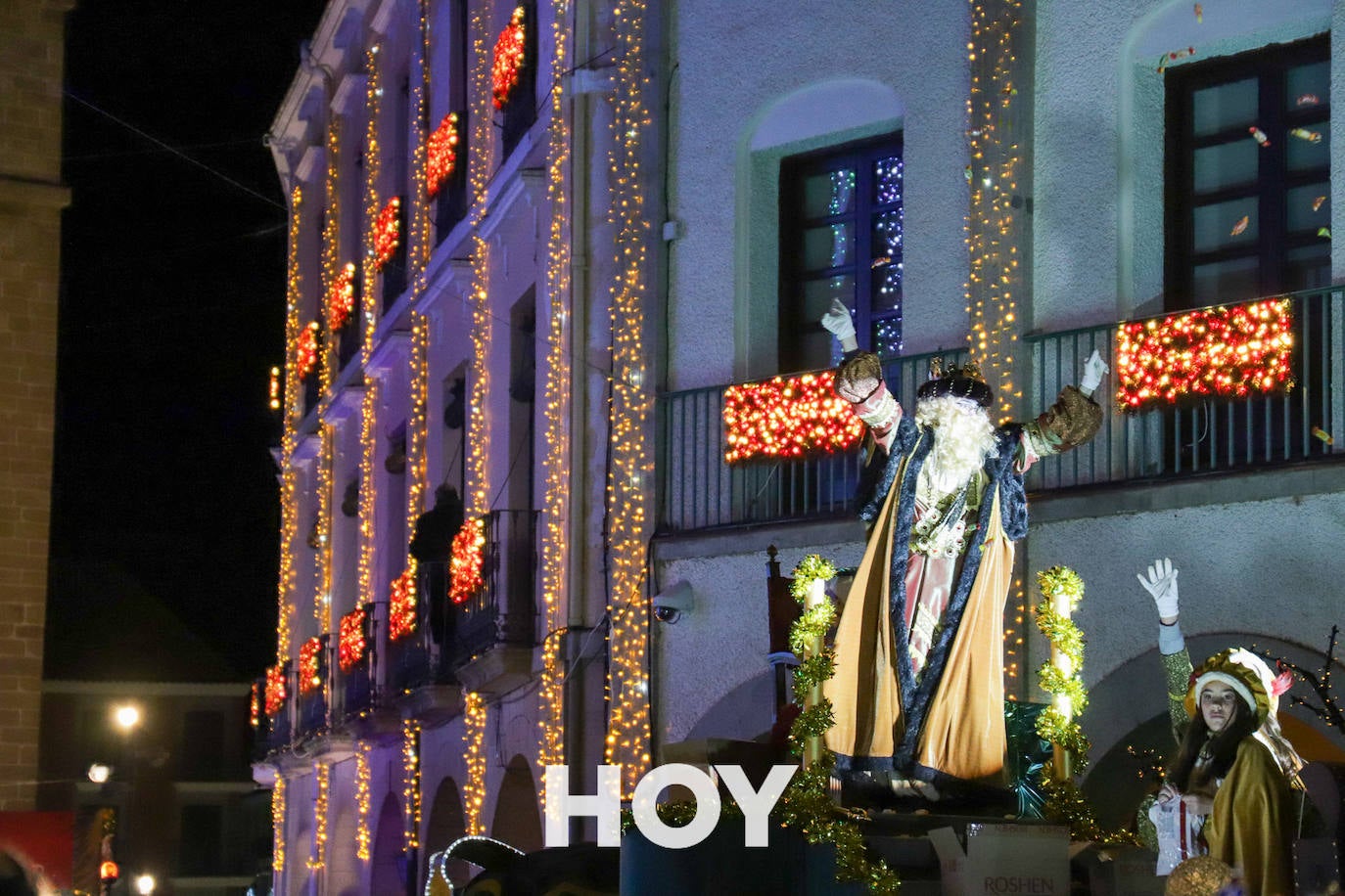 Así fue la llegada de los Reyes Magos a Villanueva